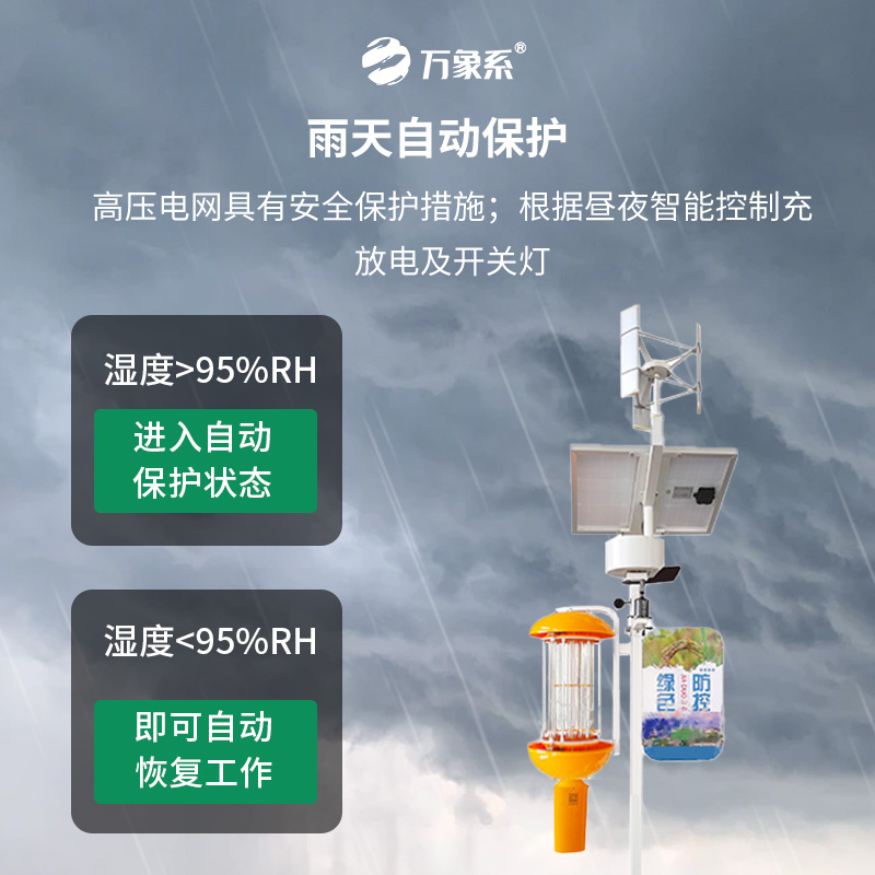 自動(dòng)清蟲節(jié)能誘蟲燈：誘蟲與清蟲的“高效協(xié)同”